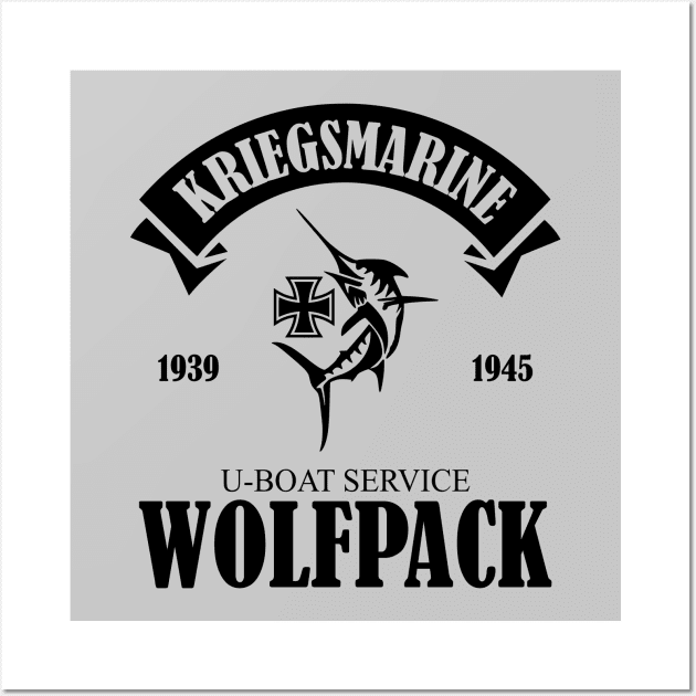 Kriegsmarine U-boat Service Wolfpack Wall Art by TCP